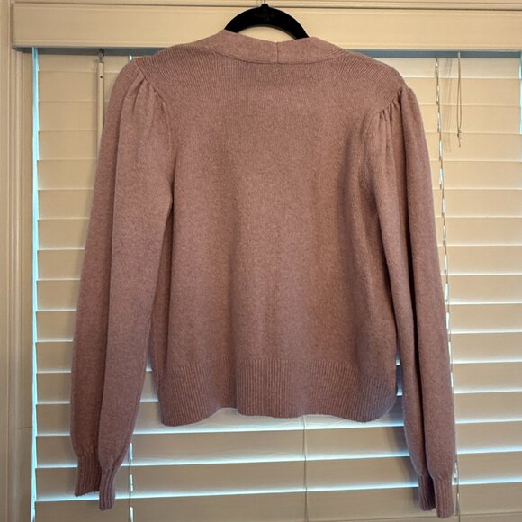 EUC Loft Light Purple / Lavender Cardigan with Rhinestone Buttons (Size: S) - Picture 4 of 4